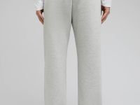 Трикотажные брюки прямого кроя
