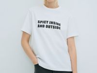 Футболка с принтом, Белый