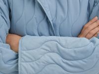 Полупальто утепленное прямого кроя