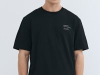 Футболка с принтом, Черный