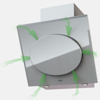 Наклонная вытяжка FUTURO 600 WHITE 3P-S