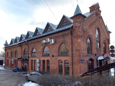 Газовый завод и электростанция губернской земской больницы