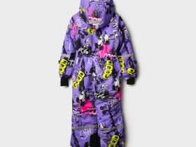 Комбинезон текстильный с полиуретановым покрытием для девочек