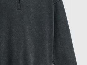 Худи c эффектом стирки, Серый