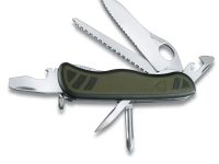 Нож перочинный Victorinox Military, сталь X50CrMoV15, рукоять нейлон, зеленый