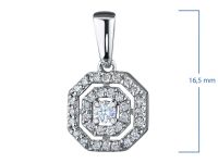 Подвеска из белого золота э4712пд11172700