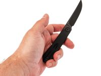 Складной нож SRM 131M-GB Enso black сталь 14C28N, рукоять Black G10