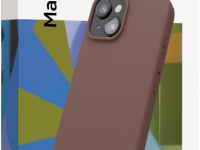 Клип-кейс VLP Aster Case с MagSafe для Apple iPhone 15 коричневый