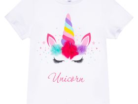 Фуфайка трикотажная для девочек (футболка)