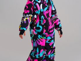 Комбинезон текстильный с полиуретановым покрытием для девочек