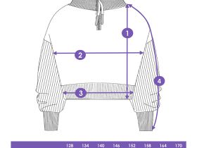 Джемпер трикотажный для девочек