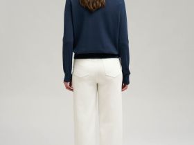 Джемпер полуприлегающего кроя из хлопка