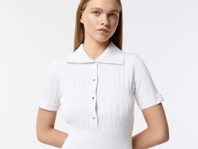 Женское платье Lacoste из вискозы