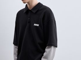 Свитшот-поло с двойным рукавом и принтом Глория Джинс