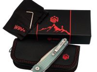 Складной нож Dr.Tech W3613GJ, сталь D2, рукоять G10, Jade