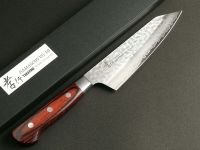 Нож кухонный Шеф-Kengata 160 мм Sakai Takayuki VG-10 Damascus 33 слоя, рукоять дерево