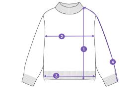 Свитер трикотажный для девочек