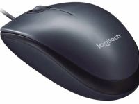 Мышь Logitech M90 Чёрная / Серая