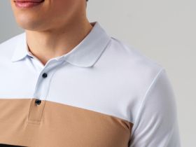 Джемпер трикотажный с воротником поло для мужчин