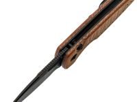 Складной нож Kizer Parakeet, сталь Nitro-V, рукоять коричневая микарта