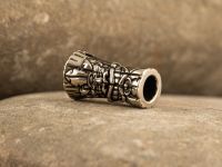 Бусина для темляка Идол Тики, мельхиор