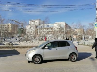 Ребенок получил травму головы в результате ДТП в Якутске 