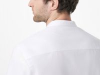 Рубашка из ткани оксфорд с воротником мао, Белый