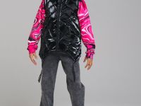 Жилет текстильный с полиуретановым покрытием для девочек