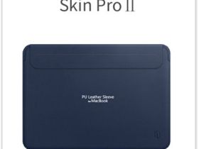 Чехол для ноутбука WIWU Skin New Pro II PU Leather Sleeve для Apple MacBook Pro 14.2" (черный)