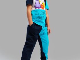 Комплект трикотажный для мальчиков: фуфайка (футболка), брюки