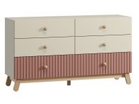 Комод детский Финни 155x86 Розовый
