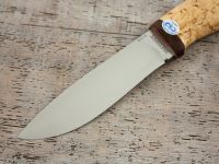 Нож разделочный "Пилигрим", ручка - карельская береза, АиР