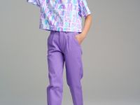 Фуфайка трикотажная для девочек (футболка)