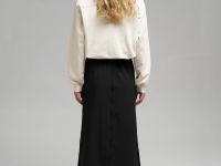 Юбка миди с эластичным поясом