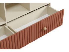 Стеллаж детский Финни 155x78 Терракотовый