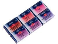 Набор акварели "Ладога" Фиолетовые и розовые цвета 6 шт х 2,5 мл, в пластиковом коррексе