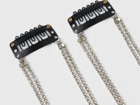 Набор заколок для волос для девочек, 2 шт., Серебряный