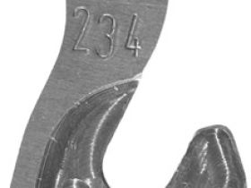 Держатель заднего переключателя "петух" Meta №234 фрезерованный (серебристый)