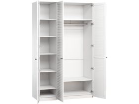 Распашной шкаф Монмарт 3-120x220 Белый