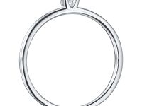 Классическое кольцо из серебра э0612кц04160500_white