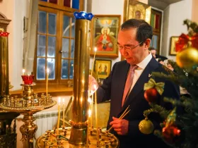 В Якутске провели Божественную литургию в честь Рождества Христова