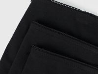 Трусы-бразилиана с мягкой резинкой, 3 шт., Черный