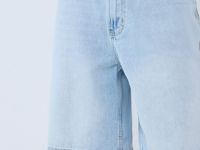 Шорты-бермуды со средней посадкой, Голубой