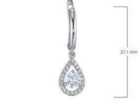 Серьги из белого золота э4712сг06162800