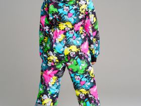 Комбинезон текстильный с полиуретановым покрытием для девочек