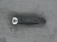 Складной нож Перемен Лисичка BW, сталь 8Cr14MoV, рукоять FRN, черный