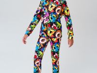 Термокомплект трикот. для девочек: фуфайка (футболка) с длин. рук, брюки для эпизод. использования