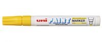 Маркер-краска Uni "Paint" PX-20, 2,2-2,8 мм, алюминиевый корпус, желтый