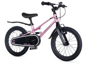 Детский велосипед Maxiscoo Shark Sport 16, год 2025, цвет Розовый