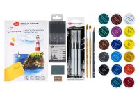 Набор художественных материалов Сонет "Гуашь" 32 предмета